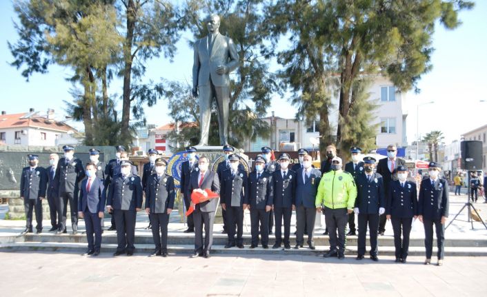 Ayvalık’ta Polis teşkilatı 176. yılını sade bir tören ile kutladı