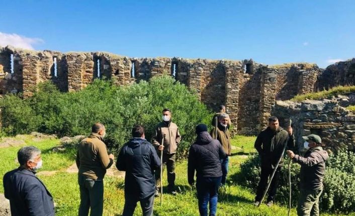 Azap Gölü ve Myus’da doğa yürüyüşü ve rota tespit çalışmaları yapıldı