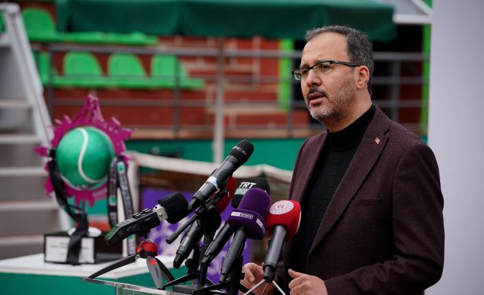 Bakan Kasapoğlu: “İstanbul Tenis Merkezi dünyanın önemli merkezlerinden biri”
