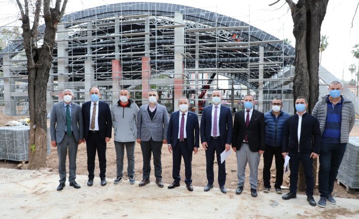 Başkan Böcek Karaalioğlu Kent Yaşam Parkı Projesi’ni inceledi