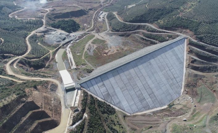 Büyükkumla Barajında çalışmalarda sona gelindi