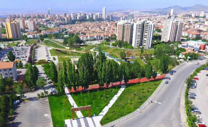 Çankaya Belediyesinden 7 yılda 700 bin metrekare park ve yeşil alan