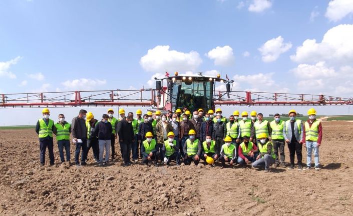 Ceylanpınar’da “Kendi yürür İlaçlama Makinesi” kursu verildi