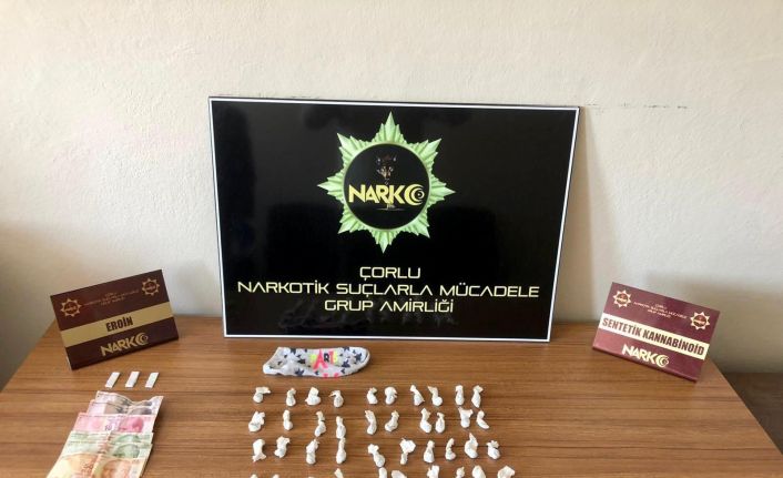 Çorlu’da polisten uyuşturucu satıcılarına geçit yok