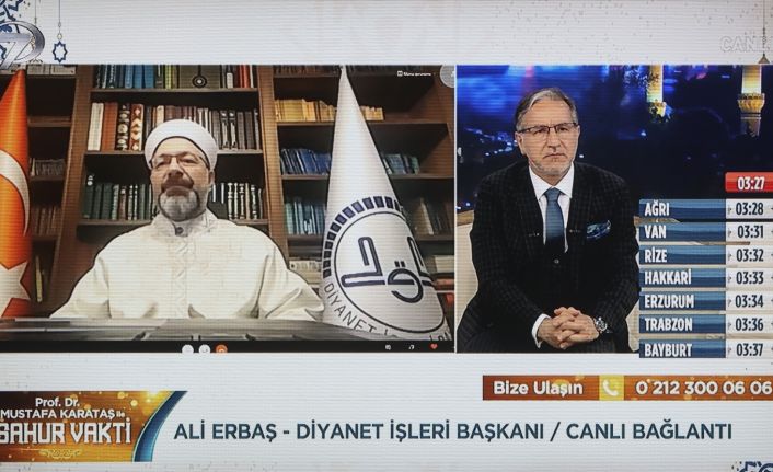 Diyanet İşleri Başkanı Erbaş: “Bayram namazı kılınacak gibi hazırlıklarımızı yapıyoruz”