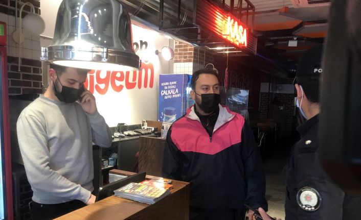 Esenyurt’ta kısıtlamada korona virüs denetimi