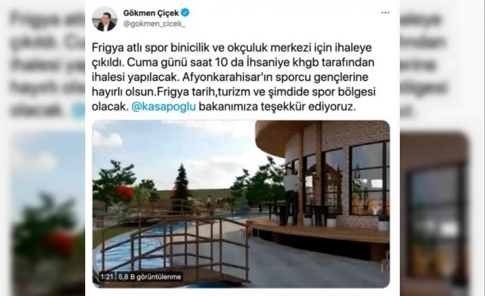 Frig’ya Atlı Spor Binicilik ve Okçuluk Merkezi için ihaleye çıkılıyor