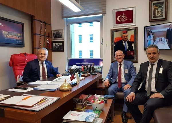 Genel Sekreter Uzun, milletvekilleri Ünal ve Güneş ile bir araya geldi