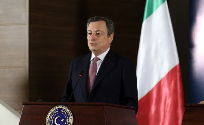 İtalya Başbakanı Mario Draghi, Libya Ulusal Birlik Hükümeti Başbakanı Dibeybe ile görüştü