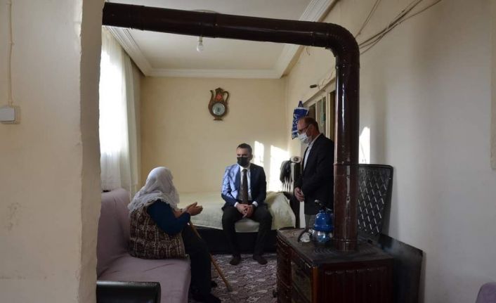 Kaymakam Çelik, hane ziyaretlerine devam ediyor