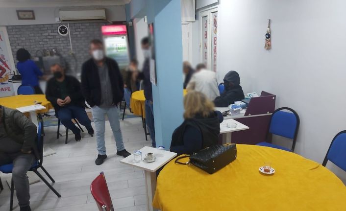 Kumar baskınında 24 kişiye toplamda 50 bin 992 lira ceza kesildi