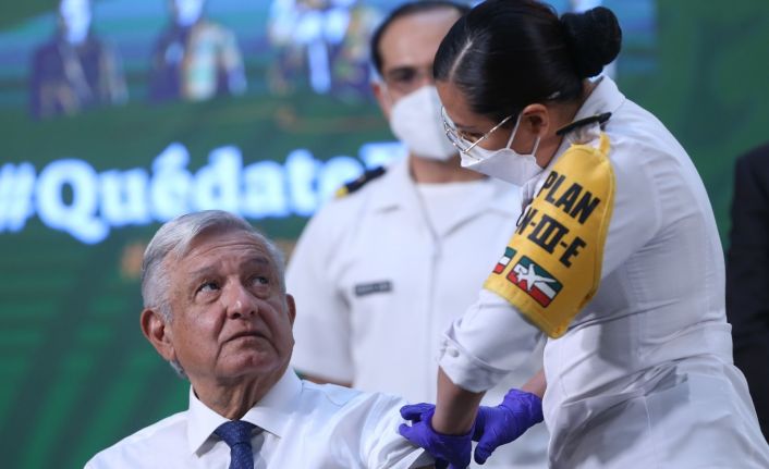 Meksika Devlet Başkanı Obrador, AstraZeneca aşısı oldu