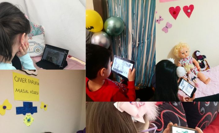 Minik öğrenciler masallarla değerlerini öğreniyorlar