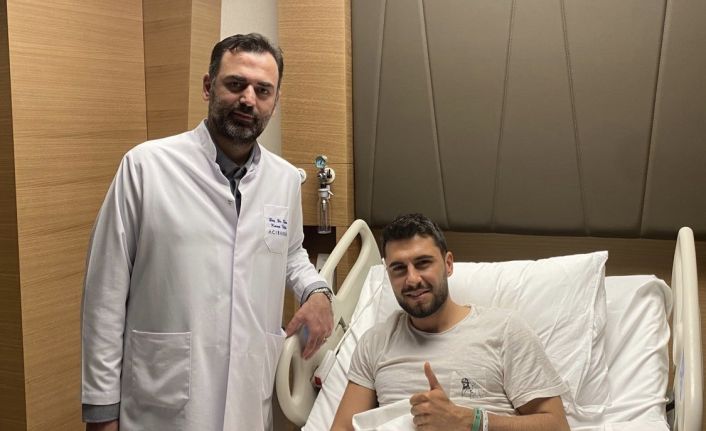 Operasyon geçiren Bursasporlu Cüneyt Köz’den teşekkür mesajı