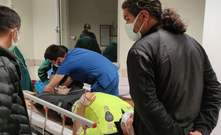 (ÖZEL) Polise çarpıp kaçan alkollü sürücü nefes kesen kovalamaca sonucu yakalandı