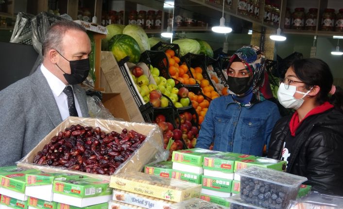 Tam kapanma öncesi Vali Öner, Başkan Demir ile birlikte denetimlerde bulundu