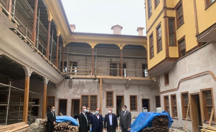 Tarihi Velipaşa Hanı’ndaki restorasyon çalışmalarında sona gelindi