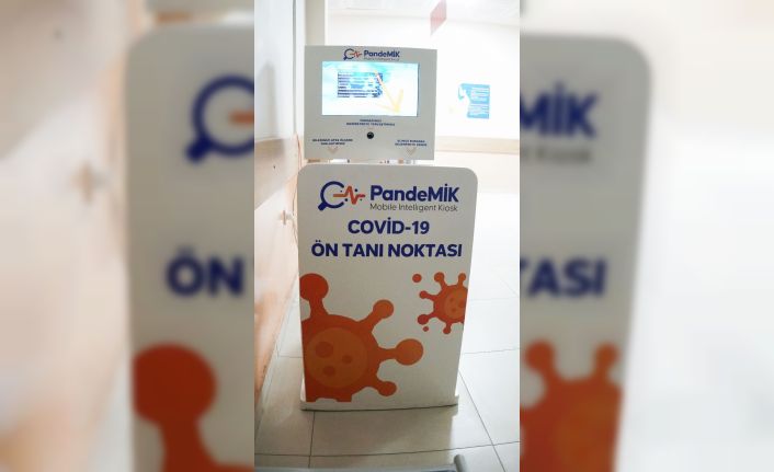 Triajı yapan cihaz, hastayı cep telefonuna gönderdiği SMS ile polikliniğe yönlendiriyor