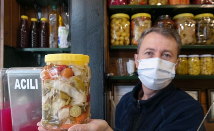 Turşu dükkânlarında satışlar yüzde 25 arttı