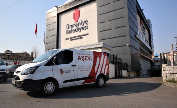 Ümraniye’de korona virüs hastalarına her gün 2 öğün sıcak yemek hizmeti