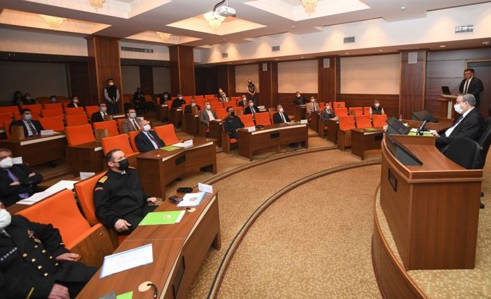 Yangın İl Koordinasyon Kurulu Toplantısı Vali Su başkanlığında gerçekleştirildi