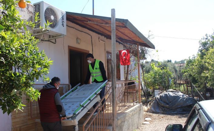 10 ilçede 17 vatandaşa hasta yatağı desteği