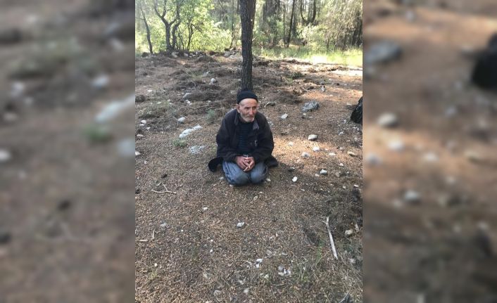 Alzheimer hastası yaşlı adam 12 saat sonra ormanlık alanda bulundu