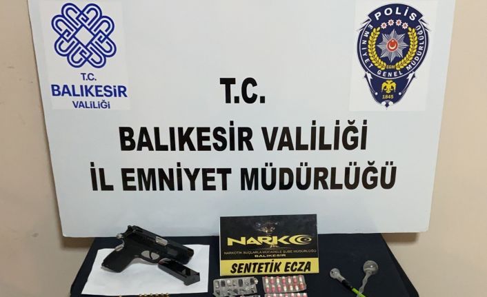 Balıkesir’de polisten narkotik operasyonu
