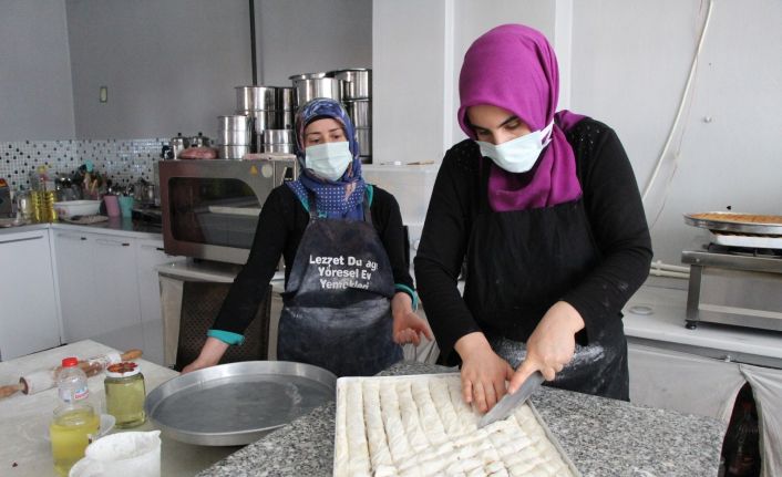 Bayramın tadı “Ev yapımı baklava” pandemide de yoğun talep görüyor