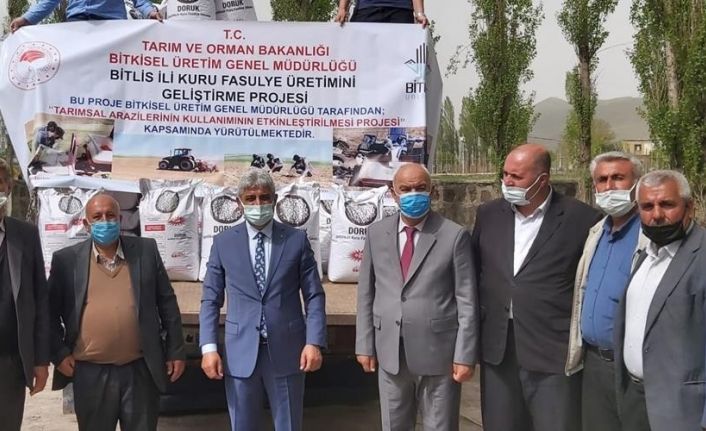 Bitlis’te sertifikalı kuru fasulye tohumu dağıtımı