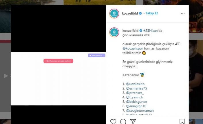 Büyükşehirden 41 kişiye Kocaelispor forması