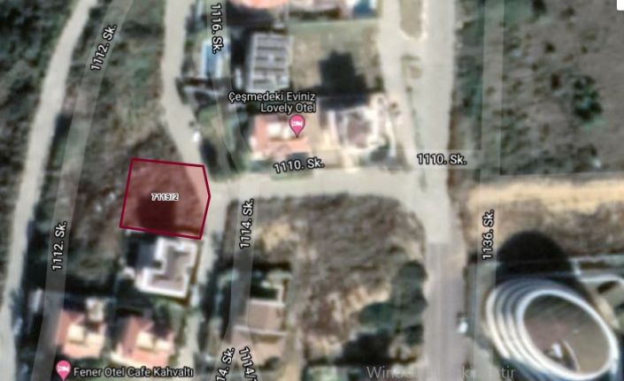 Çeşme’deki 1 arsa, 4 milyon 500 bin liradan başlayan fiyatla satışta