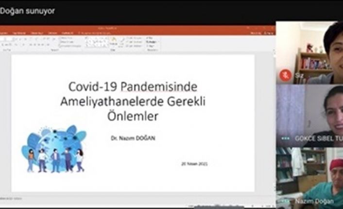 Covid-19 pandemisinde ameliyathanelerde gerekli önlemler paneli gerçekleşti