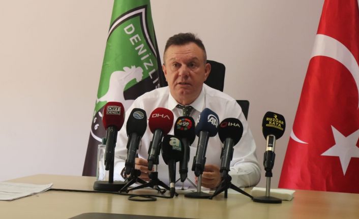 Denizlispor Kulübü Başkanı Ali Çetin: "Yaklaşık 72 Milyon TL borç ile göreve başladık. Süper Lig’e de 43 Milyon 378 bin TL borçla başladık."