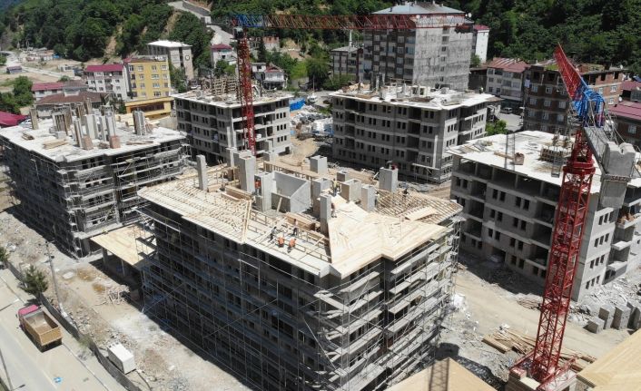 Dereli ile birlikte selden en çok bu ilçe etkilenmişti, yapılan afet konutlarında sona yaklaşıldı