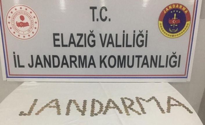 Elazığ’da 186 adet sikke ele geçirildi