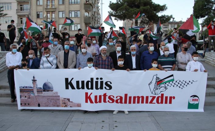 Elazığ’dan İsrail’e tepki, Filistin’e destek sürüyor