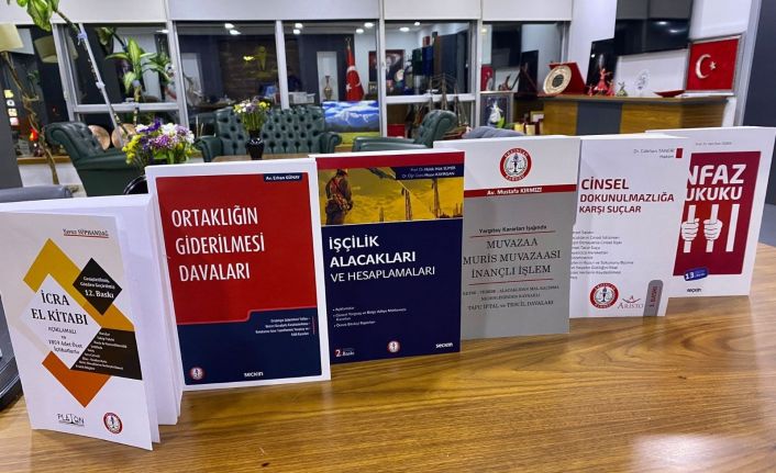 Erzincan Barosunca avukatlara dağıtılmak üzere 6 adet kitabın daha basımı gerçekleştirildi