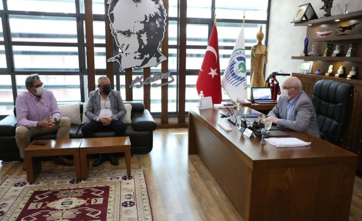 Filistin Yardımlaşma ve Destekleme Derneği’nden Başkan Kurt’a teşekkür ziyareti