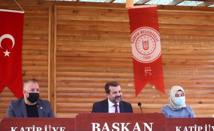 Gürsu Belediyesi’nden doğada meclis toplantısı