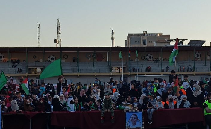 Hamas, Gazze Şeridi’nde hayatını kaybedenler adına toplu anma töreni düzenledi