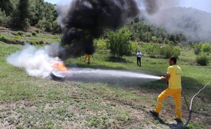 Her gün tatbikat yapıyorlar, ormanı onlar koruyor