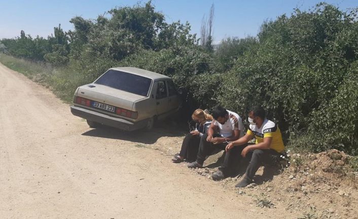 Hırsızlık şüphelileri kaçarken kaza yaptı, biri riskli grupta 3 kişi yakalandı
