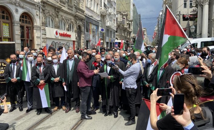 Hukukçular derneği ve İstanbul 2 Nolu barosu Filistin’deki zulmünü kınadı