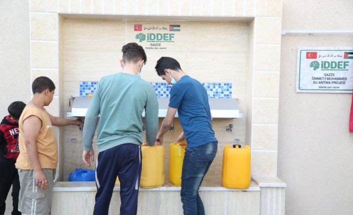 İDDEF’in su arıtma projesi binlerce Filistinli vatandaşı temiz suya kavuşturdu