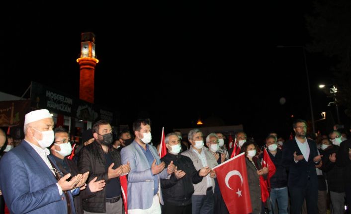 İsrail’in Mescid-i Aksa’ya yönelik saldırısı Çorum’da protesto edildi