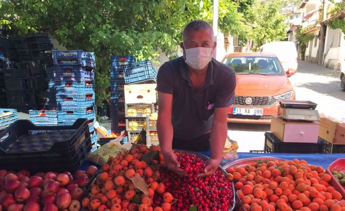 (ÖZEL) Bilecik’in ilk erkenci kirazı pazara çıktı