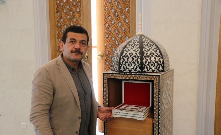 (Özel) Erdoğan’ın açılışını yapacağı camiye Mescid-i Aksa figürlü Kur’an-ı Kerim hediyesi