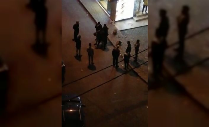 (Özel) Esenler’de bekçilere zorluk çıkaran şahıs gözaltına alındı