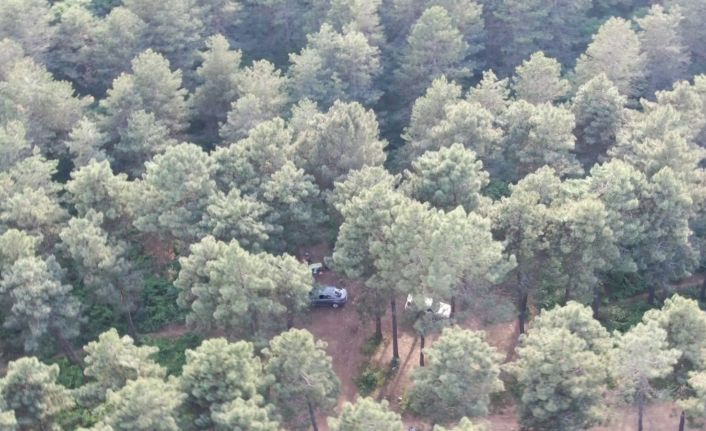 (Özel) Tam kapanmada Aydos Ormanı’ndaki mangal eğlencesi havadan görüntülendi